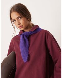 ASOS - Knitted Small Triangle Scarf - Lyst