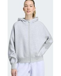 adidas Originals - Soft Lux Full-zip Hoodie - Lyst