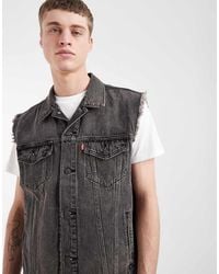 Levi's - Relaxed Denim Trucker Vest - Lyst