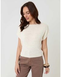 Threadbare - Slash Neck Short Sleeve Jumper - Lyst