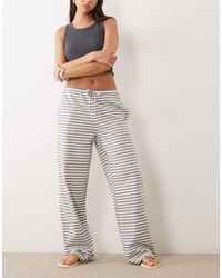 Lioness - Bloom Cotton Blend Straight Leg Trouser - Lyst