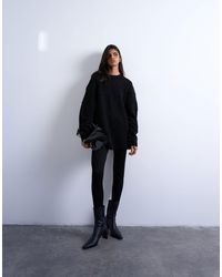 TOPSHOP - Full Length Heavyweight leggings - Lyst