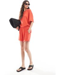 ASOS - Short en maille texturée d'ensemble - Lyst