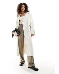 4th & Reckless - Linen Double Breasted Trench Coat - Lyst