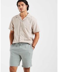 JJ Rebel - Textured Shorts - Lyst