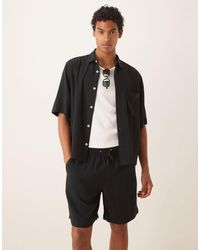 ASOS - – kastiges leinen-hemd - Lyst