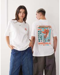 adidas Originals - T-Shirt Met Grafische Retro Gamingprint Op De Achterkant - Lyst