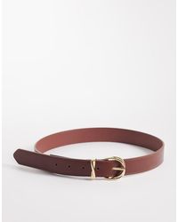Mango - Faux Leather Belt - Lyst
