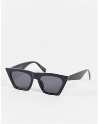 Pieces - Pointy Cat Eye Sunglasses - Lyst