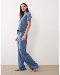 ASOS - Mix & Match Cotton Pyjama Trouser - Lyst