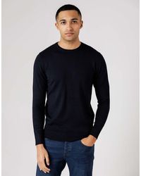 French Connection - Crew Neck Long Sleeve Knitted Jumper - Lyst
