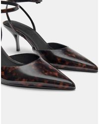 Pull&Bear - Décolleté Slingback Marroni - Lyst