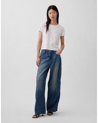 Gap - Super baggy Jeans With Side Stripe Detail - Lyst