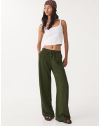 Stradivarius - – leinenmix-hose - Lyst