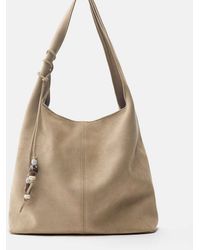 Pull&Bear - Borsa Shopper Grigia/Cammello Con Decorazioni - Lyst
