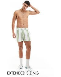 ASOS - Striped Swim Shorts - Lyst