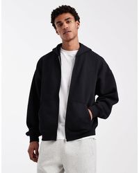 ASOS - – basic-kapuzenjacke mit super-oversize-schnitt - Lyst