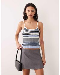 Mango - Knitted Cami Top - Lyst