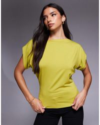 ASOS - Batwing Modal Short Sleeve Top - Lyst