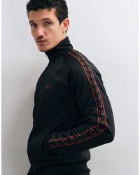 Fred Perry - Contrast Tape Co-ord Track Jacket - Lyst