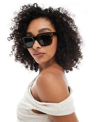 ASOS - Occhiali Da Sole Squadrati Tartarugati Con Montatura Spessa - Lyst