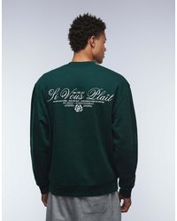 ASOS - Sweatshirt With Script Text Print - Lyst