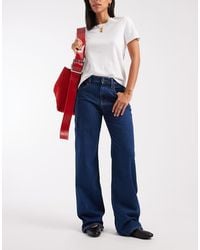 Tommy Hilfiger - Mid Rise Mia Relaxed Straight Leg Jeans - Lyst