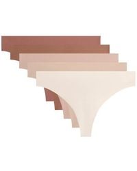 Oysho - 5 Polyamide Blend Invisible Thongs - Lyst