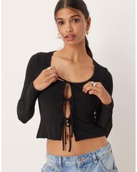 ASOS - – langärmliges, geschmeidiges oberteil - Lyst