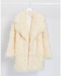 Missguided Jas Van Harig Imitatiebont - Wit