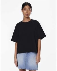 Pieces - Short Sleeved Top - Lyst