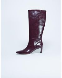 TOPSHOP - Tanya Point Toe Knee High Boot - Lyst