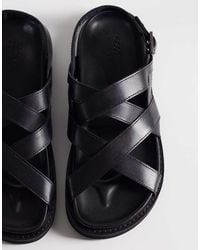 ASOS - Cross Over Strap Sandal With Buckle - Lyst
