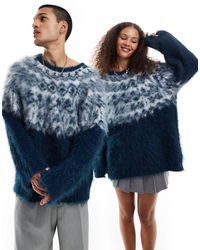 Collusion - Unisex – angerauter oversize-pullover - Lyst
