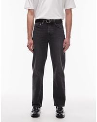 TOPMAN - Rigid Straight Jean - Lyst
