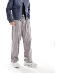 Reclaimed (vintage) - Striped Pull On Trouser - Lyst
