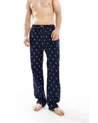 Polo Ralph Lauren - Lounge Trousers With All Over Logo - Lyst