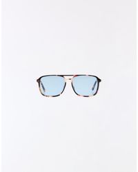 Bershka - Retro Tortoiseshell Sunglasses - Lyst