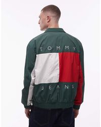 Tommy Hilfiger - Giacca Con Logo Heritage A Bandiera - Lyst