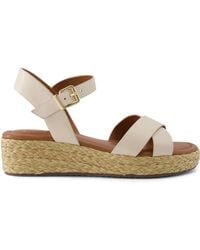 Dune - Wide Fit Linnie Flat Sandals - Lyst