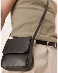 ASOS - – mini-umhängetasche aus em leder - Lyst