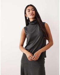 Jdy - Sleeveless Roll Neck Top Co-ord - Lyst