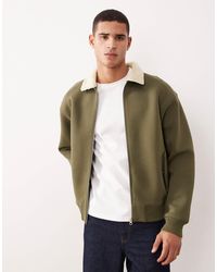 ASOS - Heavyweight Relaxed Bomber Jacket - Lyst