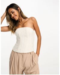 & Other Stories - Textured Corset Top - Lyst