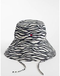 Tommy Hilfiger - Bucket Hat Met Zebraprint - Lyst