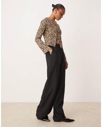ASOS - Asos Design Tall Tailored Relaxed Straight Leg Trousers - Lyst