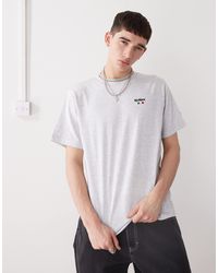 Kickers - T-shirt oversize à imprimé graphique - chiné clair - Lyst