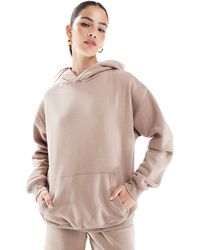 Cotton On - Cotton on - sweat à capuche classique d'ensemble en polaire - moka - Lyst