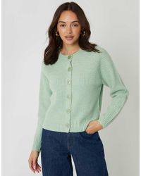 Threadbare - Chunky Knit Button Up Cardigan - Lyst