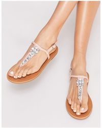 Miss Selfridge Flat sandals for Women - Up to 44% off at Lyst.com